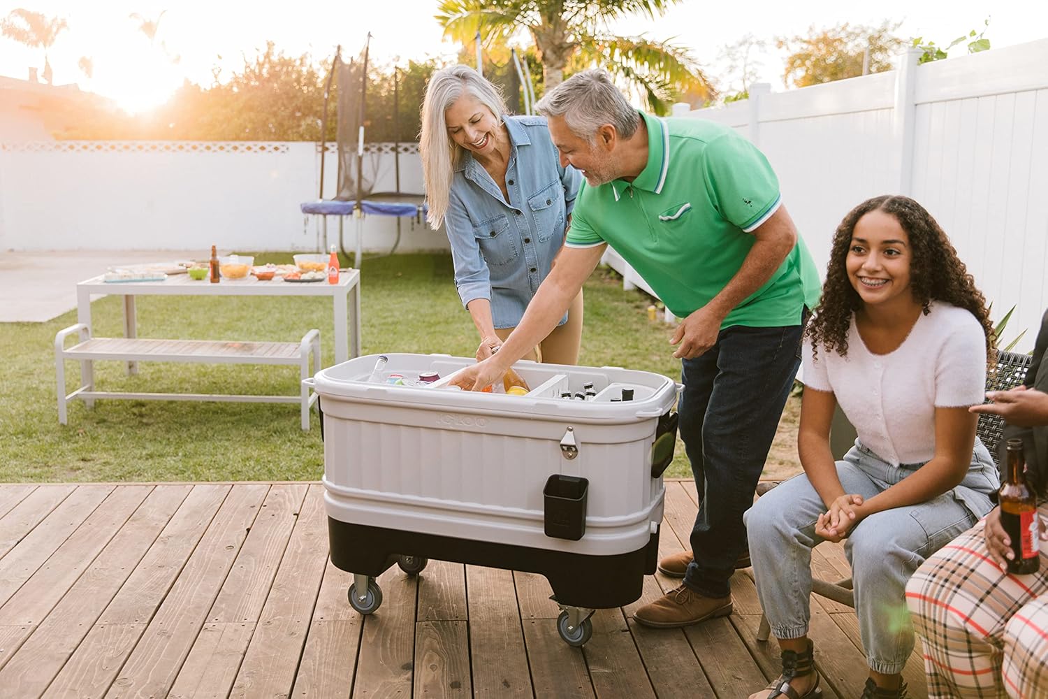 The Rolling 125-Qt Drink Cooler