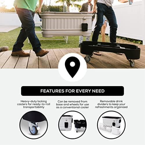 The Rolling 125-Qt Drink Cooler